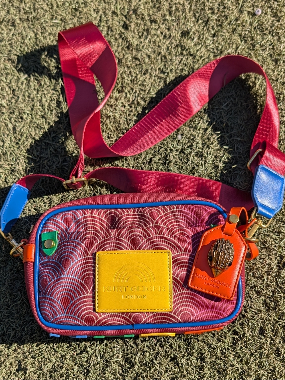 KURT GEIGER SM SOUTH BANK Camera 📸 Bag 🧡❤️💙💛